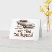 Laat me deze auto niet omdraaien kaart (Gele Bloem)