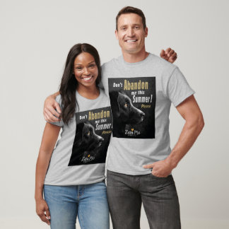 Laat me deze zomer niet in de steek - Hondenbesche T-shirt