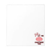 Laat me dit overdenken notitieblok (Voorkant)