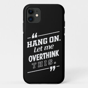 Laat me dit zwart overdenken iPhone 11 hoesje