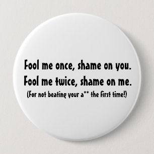 Laat me een keer... ronde button 4,0 cm