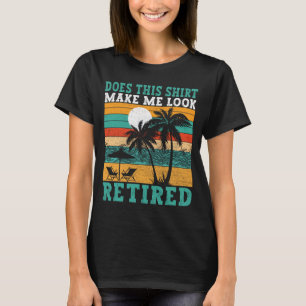 Laat me eruit zien gepensioneerde grappige pension t-shirt