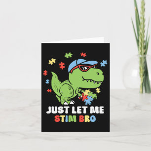 Laat me even de grappige dinosaurus-autisme-bewust kaart