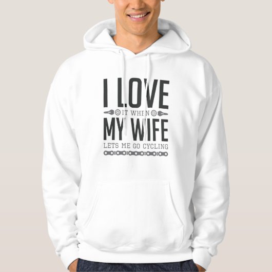 Laat me fietsen hoodie (Voorkant)