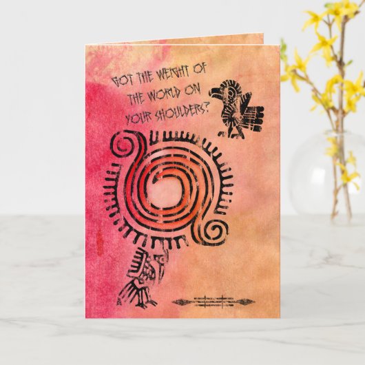 Laat me helpen (de Kaart van de Vriendschap) (Gele Bloem)