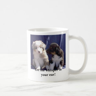 Laat me in je oor fluisteren! koffiemok