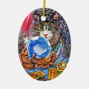 Laat me je fortuin vertellen keramisch ornament