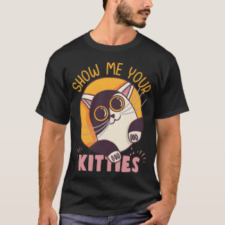 Laat me je katjes zien Mooie kat ontwerp jongen T-shirt