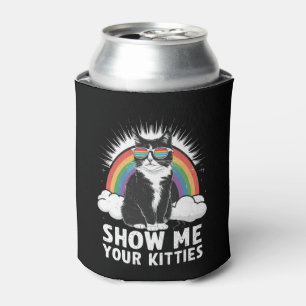 Laat Me Je Kittens Zien Funny Lesbische Homoprenti Blikjeskoeler