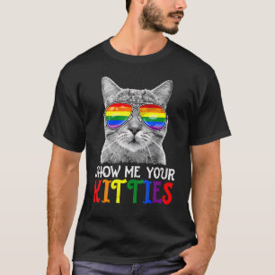 Laat Me Je Kittens Zien Trots Ally Kat Lgbt Gay P T-shirt