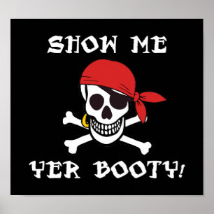 Laat me je kont zien - Grappige volwassenen Jolly  Poster