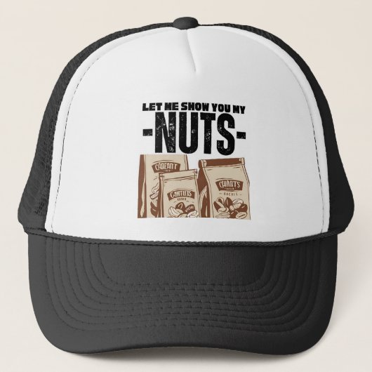 Laat me je mijn nuts trucker hat Shows Pet (Voorkant)