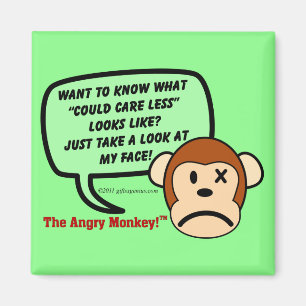 Laat me je shows hoe weinig ik daar om geef magneet