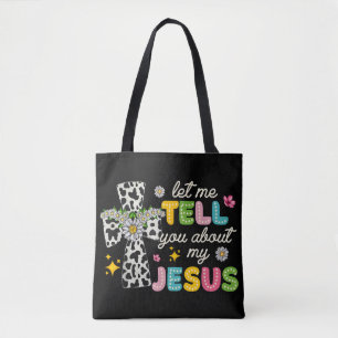 Laat me je vertellen over mijn Jesus Groovy Christ Draagtas