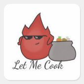 Laat Me Koken Sticker (Voorkant)