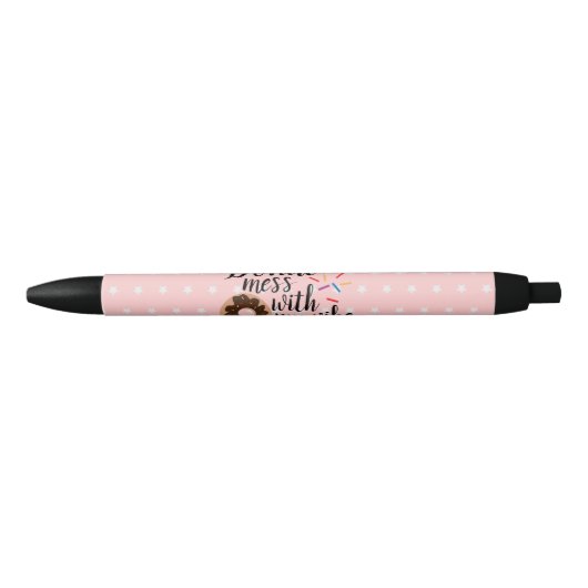 Laat me los met mijn pen. zwarte inkt pen (Voorkant)