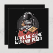 Laat me met mijn pizza alleen (Voorkant / Achterkant)