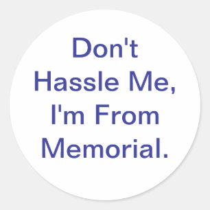 Laat Me Met Rust Jeff Hankamer Artjunkhaus Memoria Ronde Sticker