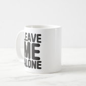 Laat me met rust Privacy Koffiemok (Voorkant links)