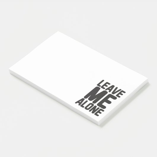Laat me met rust Privacy Post-it® Notes (Schuin)