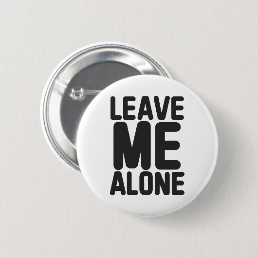Laat me met rust Privacy Ronde Button 5,7 Cm (Voorkant /achterkant)