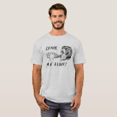 Laat me met rust. t-shirt (Voorkant volledig)