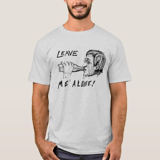 Laat me met rust. t-shirt (Voorkant)