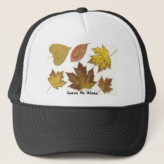 Laat me met rust! trucker pet (Voorkant)