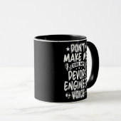 Laat me mijn Devops Engineer Stem niet gebruiken Mok (Voorkant rechts)