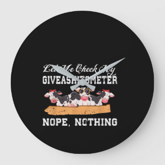 Laat me mijn Giveashitometernope, niets Koe contro Grote Klok