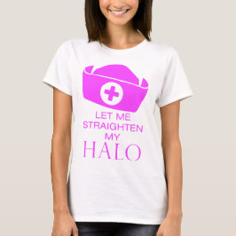 Laat me mijn Halo rechtzetten T-shirt