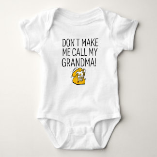 Laat me mijn oma geen grappige Baby-bodysuit noeme Romper