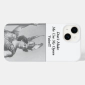 Laat me mijn opera stem niet gebruiken Case-Mate iPhone case (Achterkant (horizontaal))