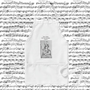 Laat me mijn opera stem niet gebruiken standaard schort