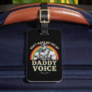 Laat me mijn papa niet gebruiken voor homo-lgbt's bagagelabel