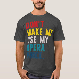 Laat me mijn stem niet gebruiken t-shirt