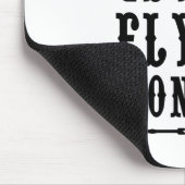 Laat me mijn vliegende apen niet halen muismat (Hoek)