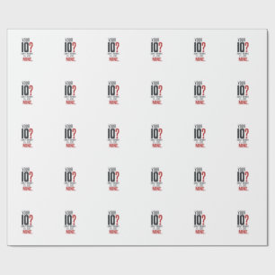 LAAT ME Nadenken Cadeaupapier