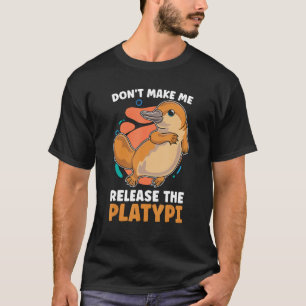 Laat me niet de Platypi Loves Duck Bille uitbrenge T-shirt