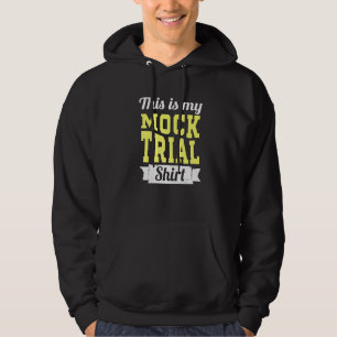 Laat me niet mijn Mock Proefstem gebruiken Funny L Hoodie