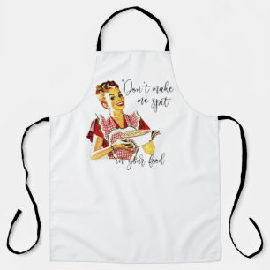 Laat me niet spugen in je eten schort