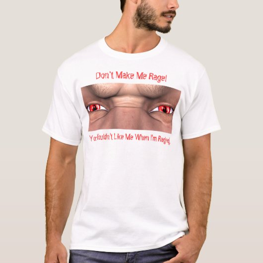 Laat me niet woedend worden! t-shirt (Voorkant)