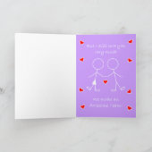 Laat me schreeuwen! feestdagen kaart (Binnen)