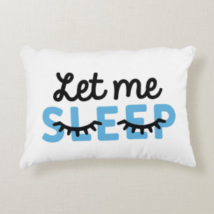 Laat me slapen accent kussen