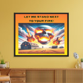 Laat me staan... canvas afdruk (Insitu (Woonkamer))