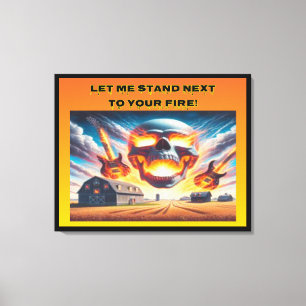 Laat me staan... canvas afdruk