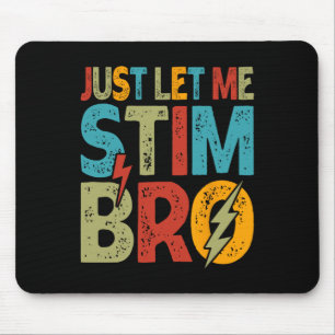 Laat me stim bro Kinder jongens grappig autisme aw Muismat