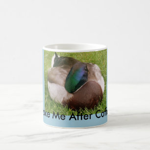 Laat me wakker worden na de Mok van Coffee Duck Sl