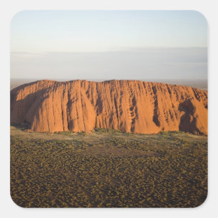 Laat middaglicht op Uluru / Ayers Rock, Vierkante Sticker