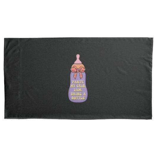 Laat mijn wieg 2am een fles meenemen kussensloop (Voorkant)